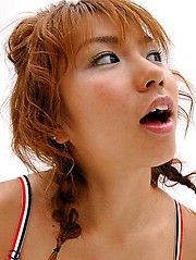 Sayaka Uchida sexy Asian teen has a nice round ass