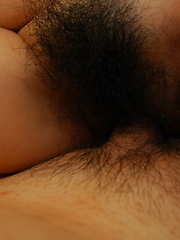 Hairy Japanese MILF Yumi Kajiyama gets fucked & creampied