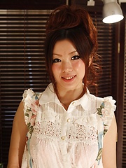 Japanese woman oiled massage