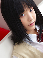 Yuri Hamada Asian is so naughty that shows bum under skirt out