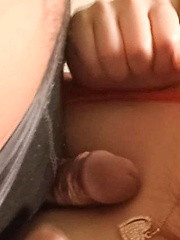 Sayaka Tsuzi Asian puts fleshlight on dude cock with covered eyes