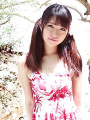 I finally had the chance to take my GoPro underwater with Japanese cutie Miyu. The footage turned out good but trying to catch her peeing was tricky!