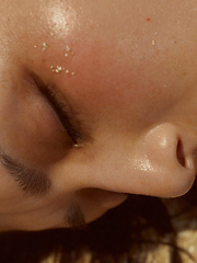 Neo Asian babe with hot curves comes from water like a goddess