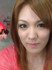 Rei Asian gets sex toys in cunt and on big tits before sucking