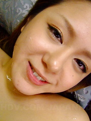 Sexy Asian girl Rui Natsukawa in a threesome